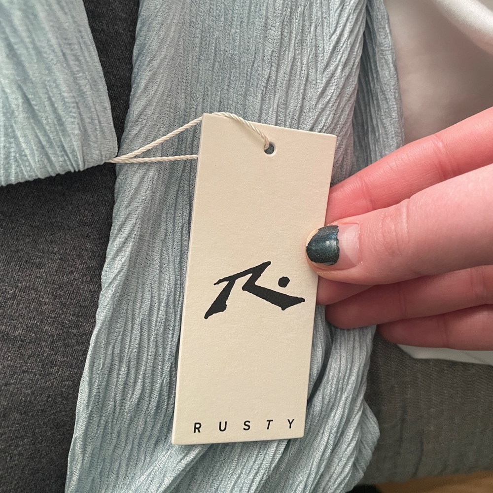 Rusty Ember Reverse Wrap Style Top - Picture 9 of 11